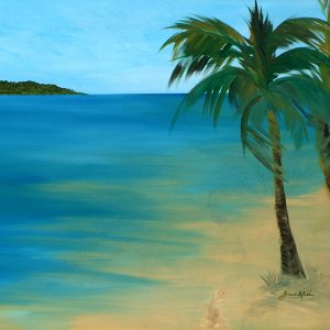 Oil painting Key West by Grace Absi