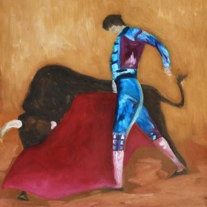 2000 Grace Absi Oil on canvas Toro y Torero 2